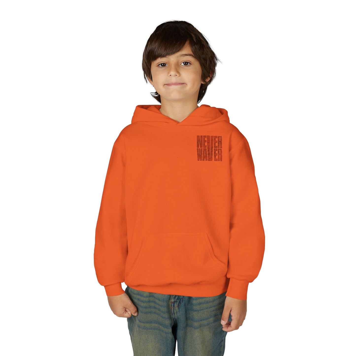 Cleveland Fans Never Waver Youth Heavy Blend Hooded Sweatshirt