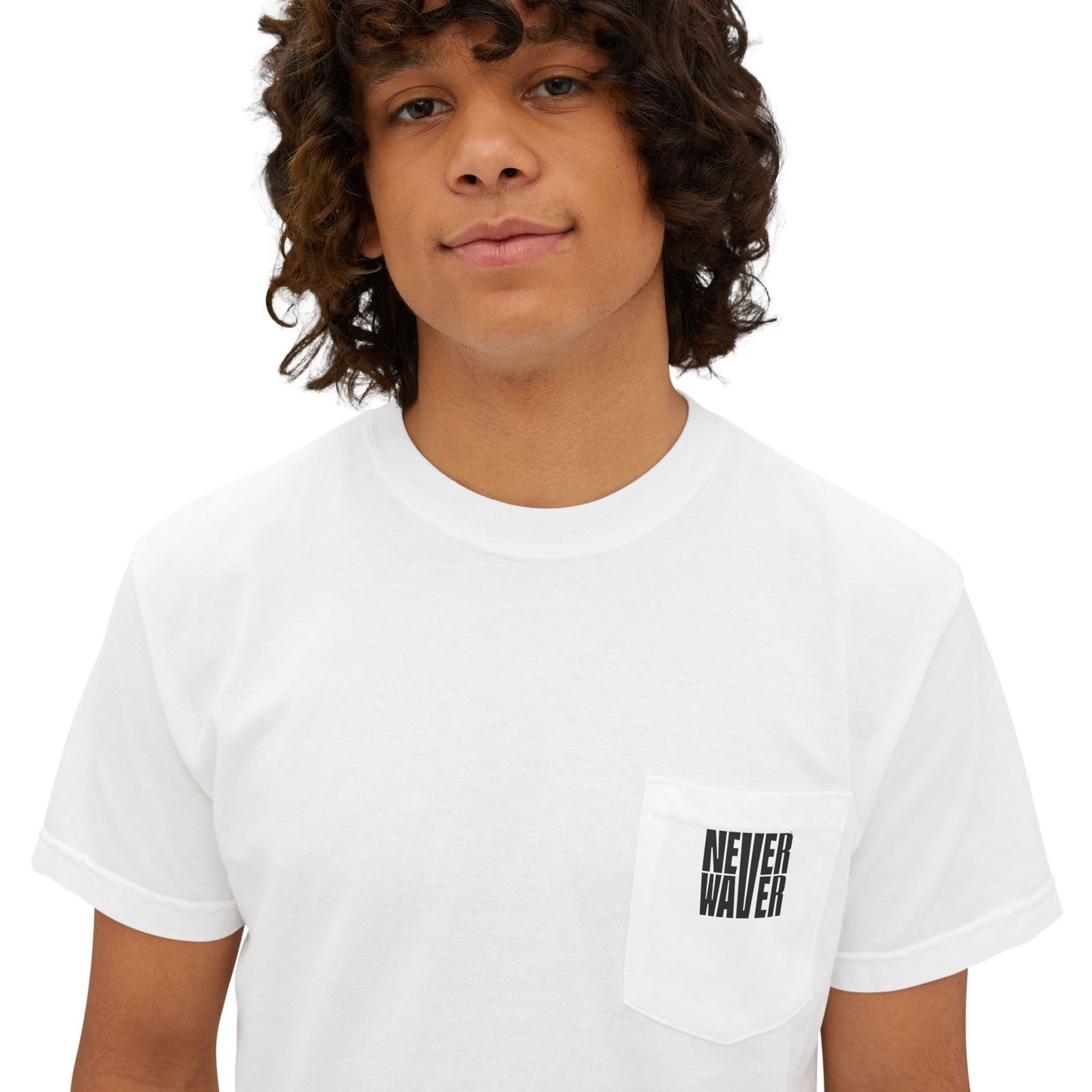 Unisex Garment-Dyed Pocket T-Shirt | "Never Waver Best Buckin' Dad Ever" Graphic Tee for Everyday Wear