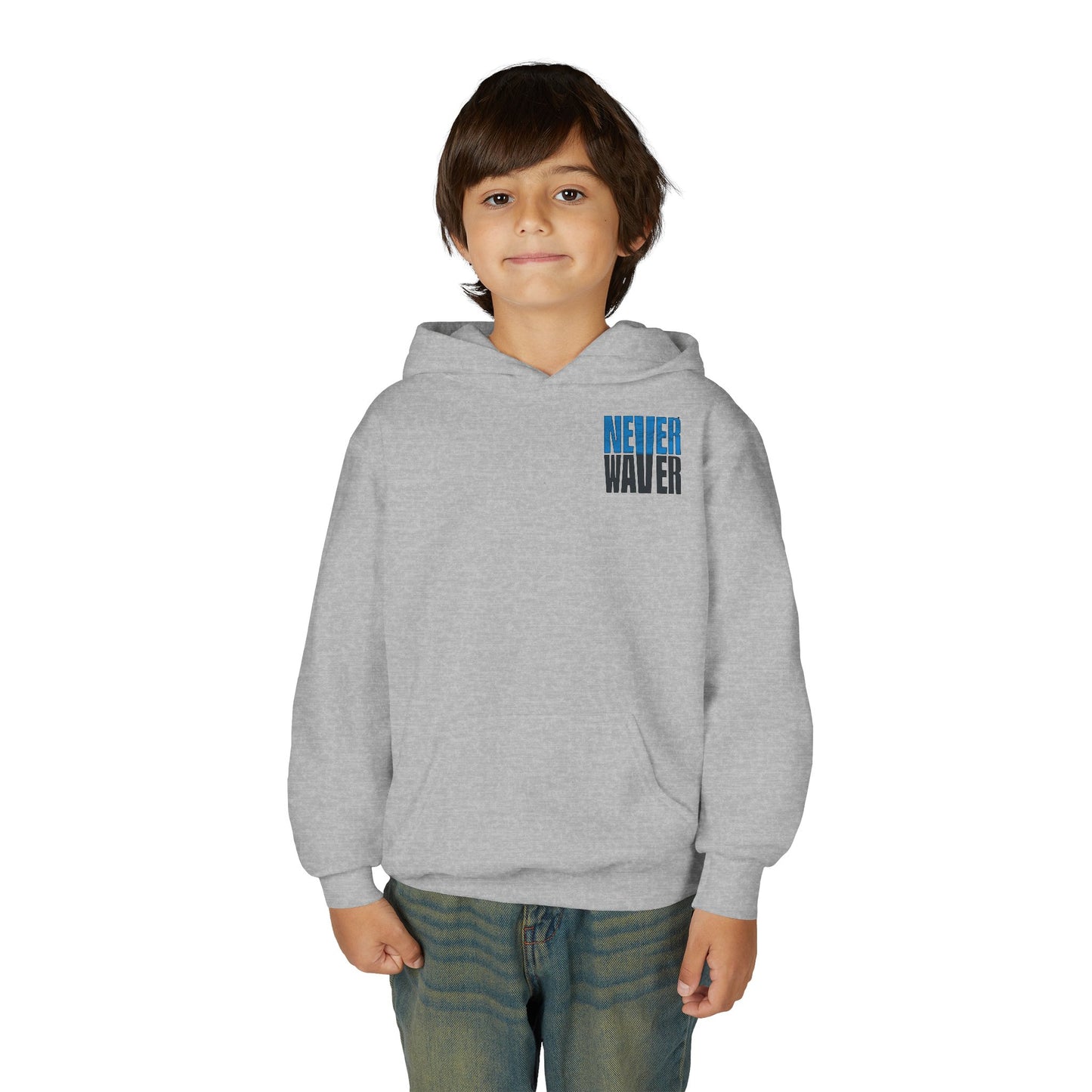 Carolina Fans Never Waver Youth Heavy Blend Hooded Sweatshirt