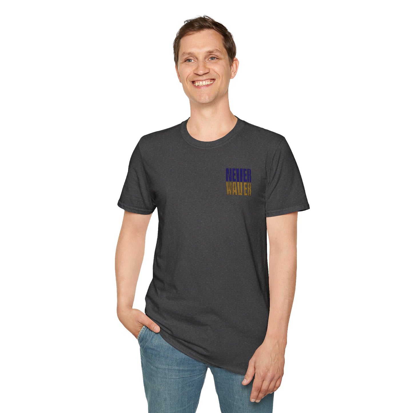 Baltimore Fans Never Waver Unisex Softstyle T-Shirt