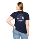 Never Waver Always Back The Blue Unisex Softstyle T-Shirt by Printify