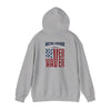 'New York Fans Never Waver' American Flag Design Unisex Heavy Blend™ Hoodie