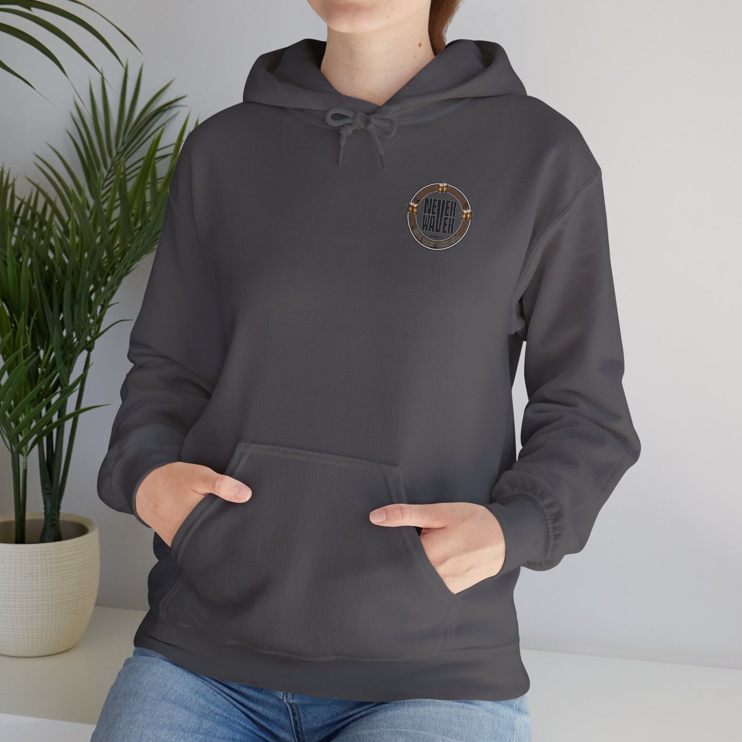 Never Waver Save Water Drink Beer Unisex Heavy Blend™ Hoodie Sweatshirt - Cozy Comfort for Everyday Adventures