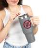 Never Waver "Kick Fear in the Teeth" 40oz Insulated Travel Mug