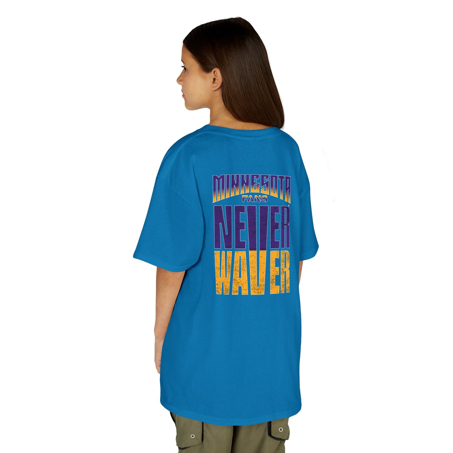 Minnesota Fans Never Waver Kids Heavy Cotton™ Tee