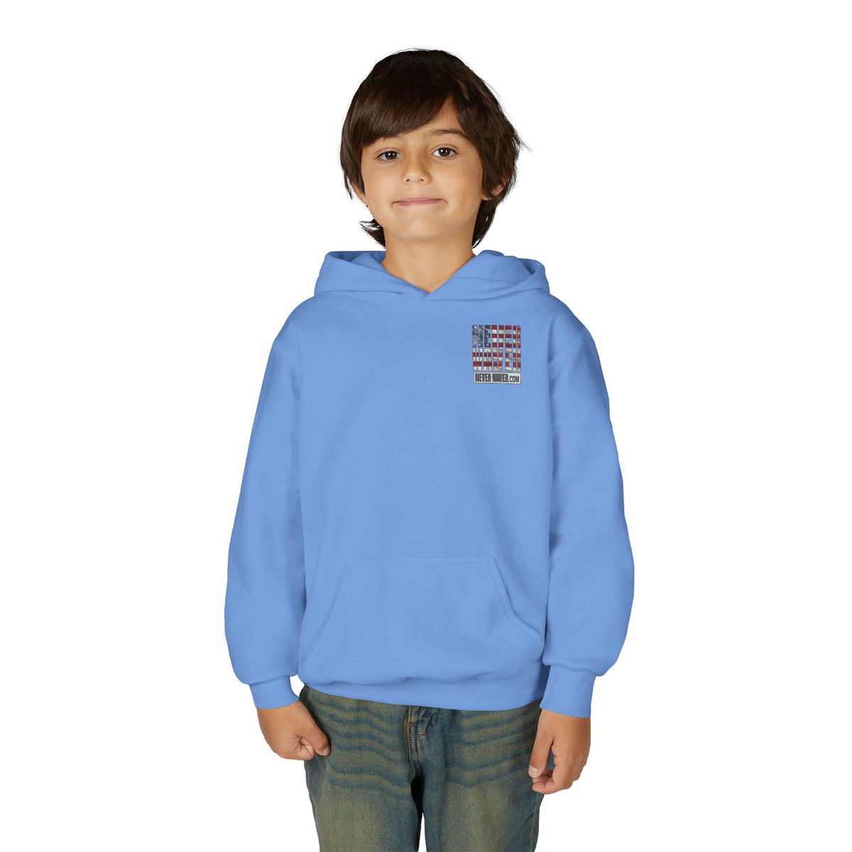 Never Waver® Earn It Youth Hoodie | Old-School Backbone