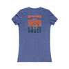 Denver Fans Never Waver W-Leopard Football Women's Favorite Tee