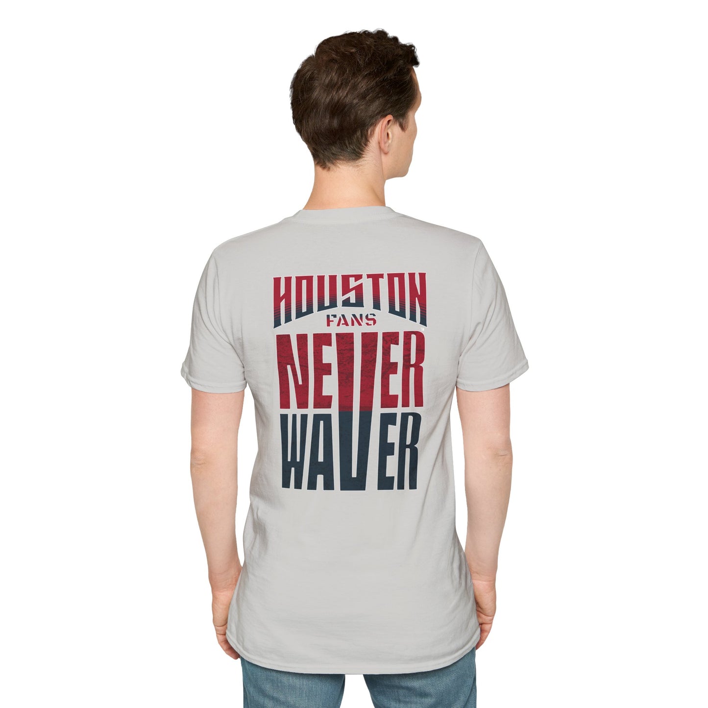 Houston Fans Never Waver Unisex Softstyle T-Shirt
