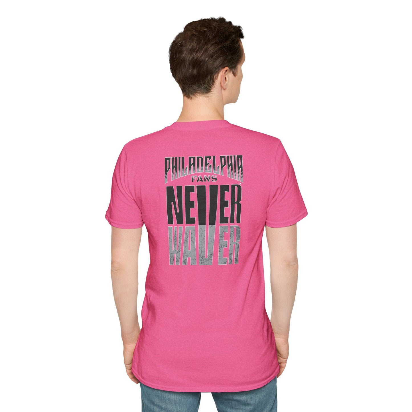 Philadelphia Fans Never Waver Unisex Softstyle T-Shirt