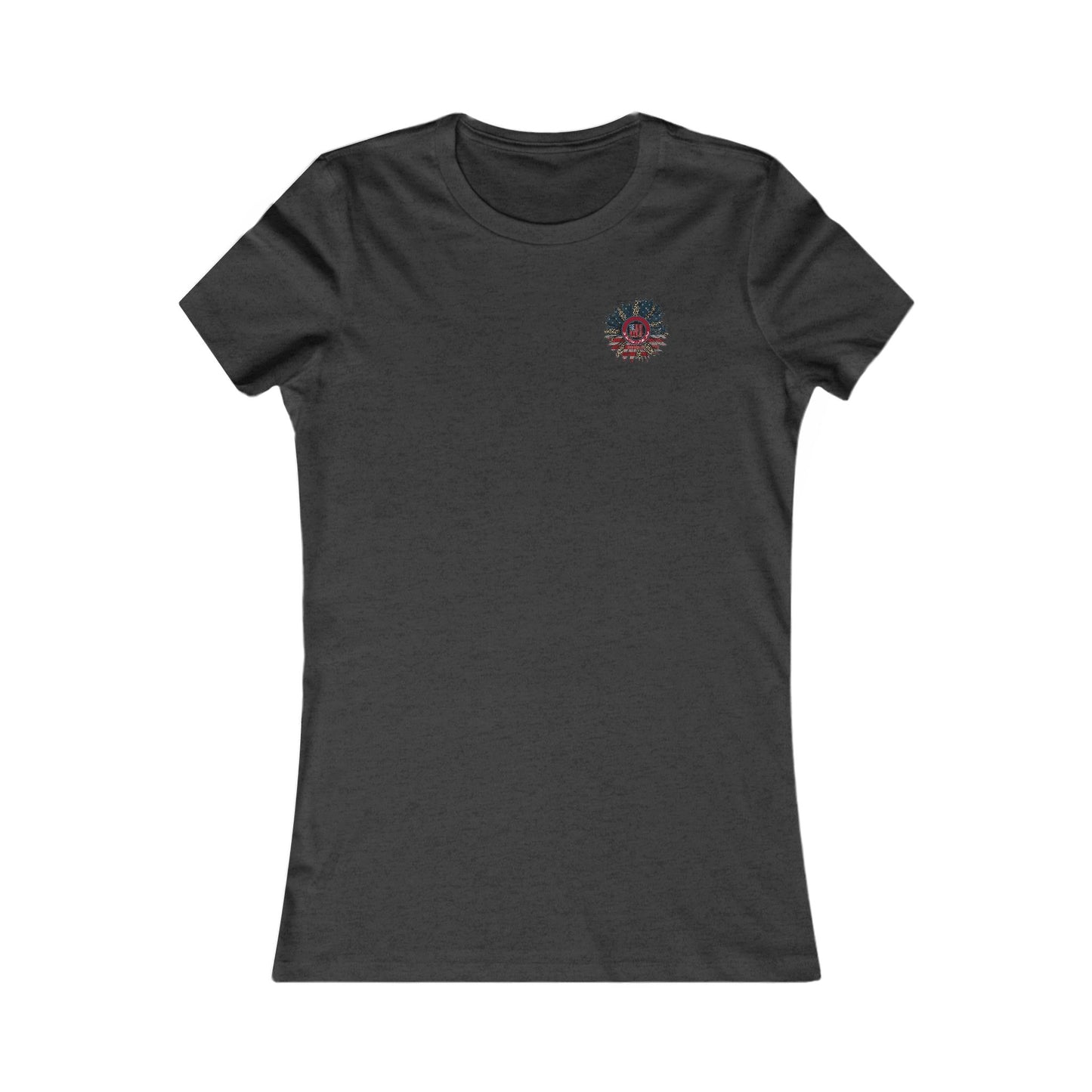 Never Waver Be Red White And a Little Bougie Women's Favorite Tee