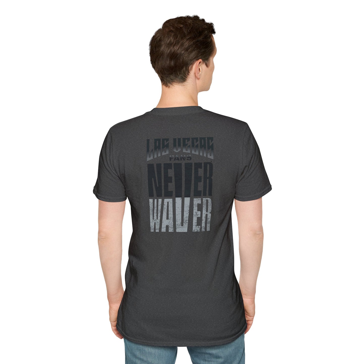 Las Vegas Fans Never Waver Unisex Softstyle T-Shirt
