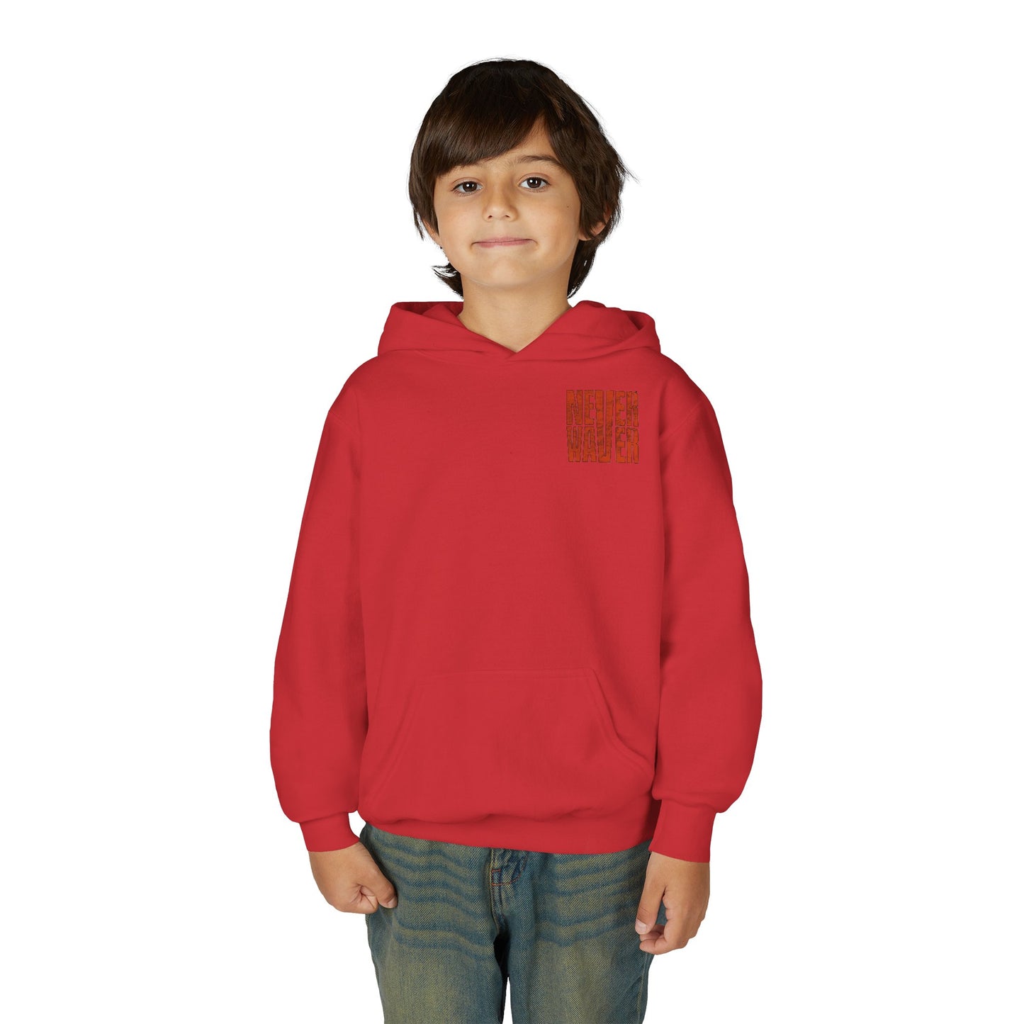 Cleveland Fans Never Waver Youth Heavy Blend Hooded Sweatshirt