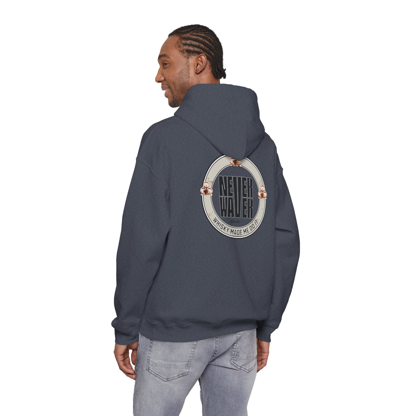"Never Waver - Whiskey Made me do it?" Eco-Friendly Unisex Hoodie