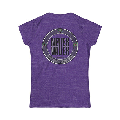 Never Waver Save Water Drink Wine Women's Soft Style Tee