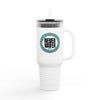 Never Waver Save Water Drink Tiki Drinks Insulated Travel Mug, 40 oz