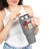 Never Waver Husband Daddy Protector Hero Insulated Travel Mug, 40oz