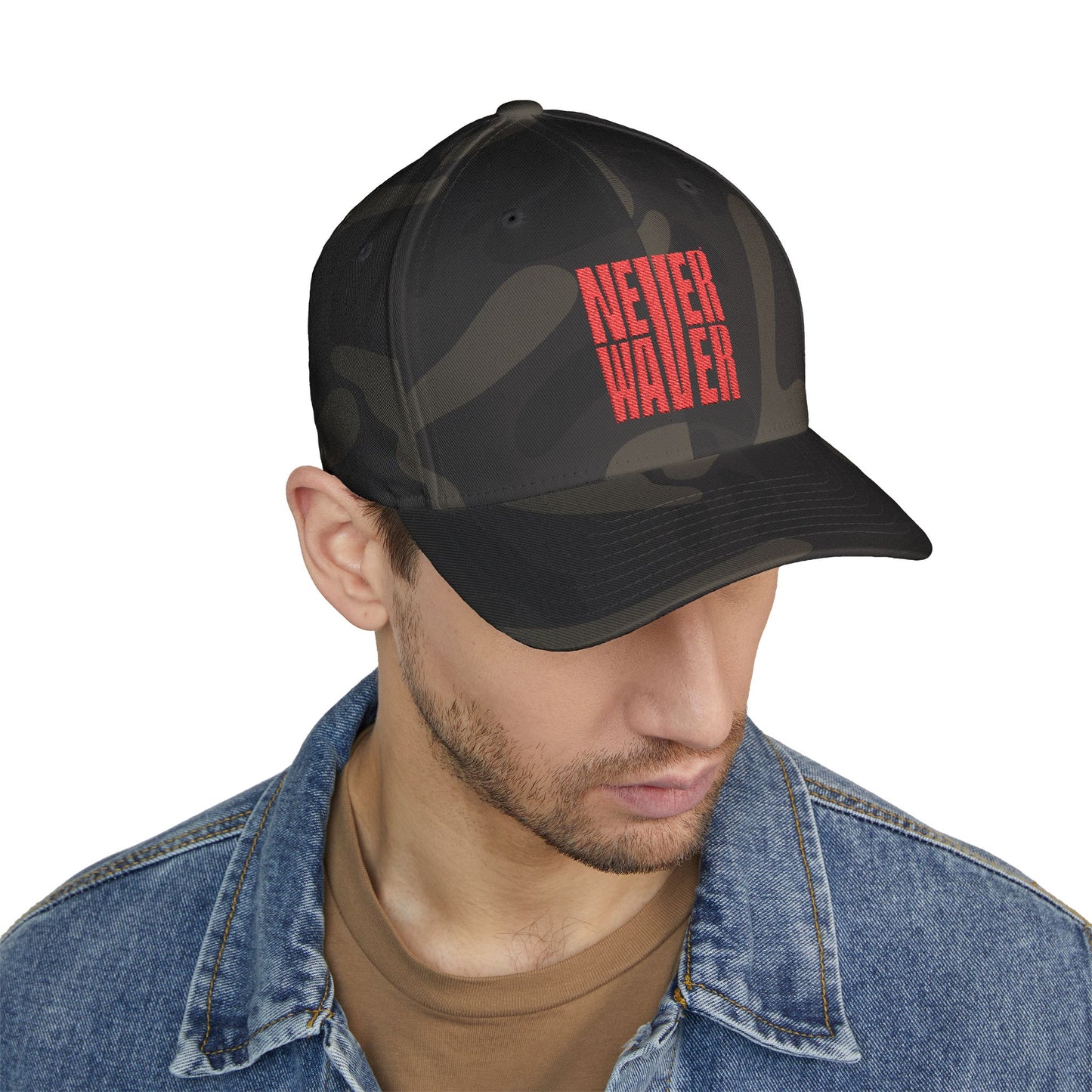 "NEVER WAVER" Hat