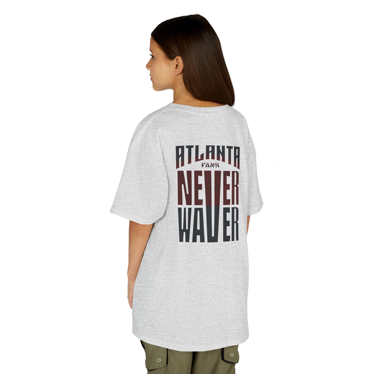 Atlanta Fans Never Waver Kids Heavy Cotton™ Tee