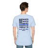 Never Waver Back The Blue  Unisex Softstyle T-Shirt