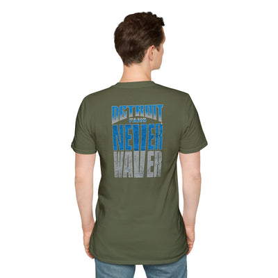 Detroit Fans Never Waver Unisex Softstyle T-Shirt