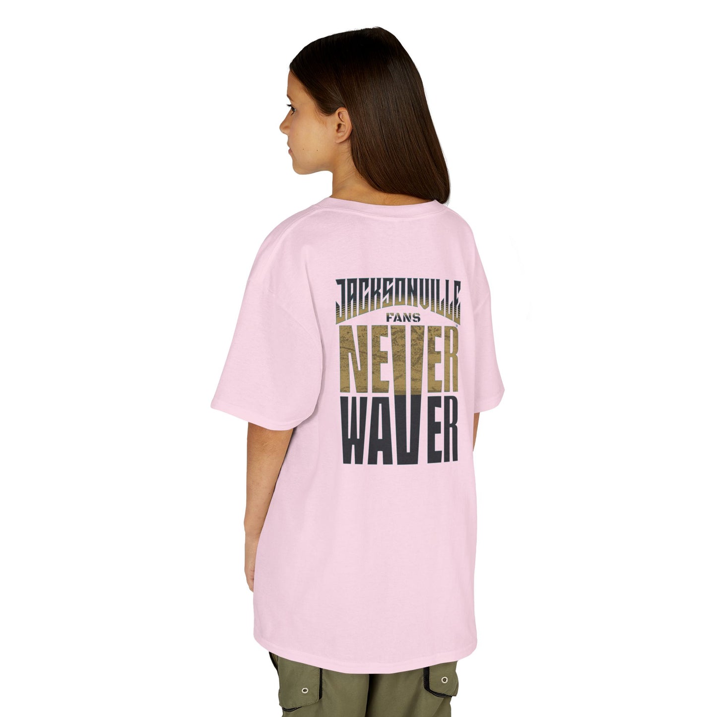 Jacksonville Fans Never Waver Kids Heavy Cotton™ Tee