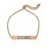 Never Waver Engravable Flat Bar Bracelet — Adjustable Personalized