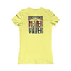 Arizona Fans Never Waver W-Leopard Football Women's Favorite Tee