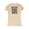 Arizona Fans Never Waver W-Leopard Football Women's Favorite Tee
