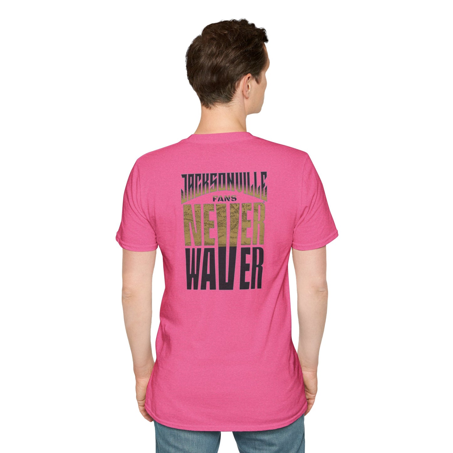 Jacksonville Fans Never Waver Unisex Softstyle T-Shirt