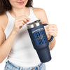 Indianapolis Fans Never Waver W-Leopard Football Insulated Travel Mug, 40oz