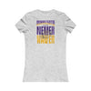 Minnesota Fans Never Waver W-Leopard Football Women's Favorite Tee