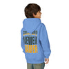 Green Bay Fans Never Waver Youth Heavy Blend Hooded Sweatshirt