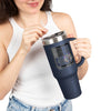 Never Waver Tree of Cancer Ribbons, Insulated Travel Mug -40oz