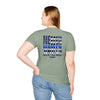 Never Waver Back The Blue  Unisex Softstyle T-Shirt