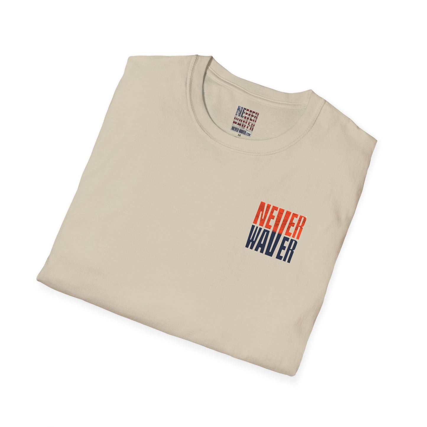 Denver Fans Never Waver Unisex Softstyle T-Shirt