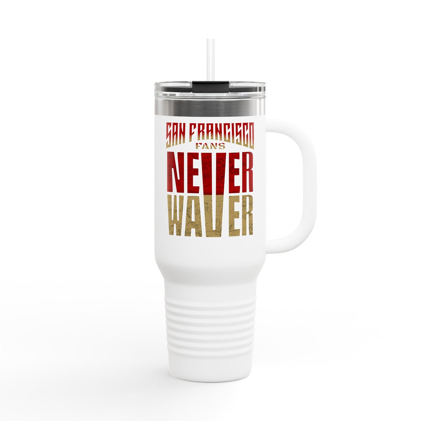 San Francisco Fans Never Waver Insulated Travel Mug, 40oz