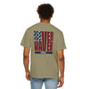 'Never Waver' Design Patriotic Unisex Garment-Dyed T-Shirt
