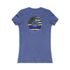 Never Waver Always Back The Blue  Women's Favorite Tee
