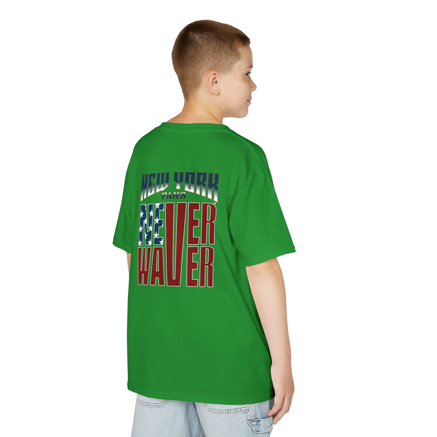 New York Fans Never Waver Kids Heavy Cotton™ Tee