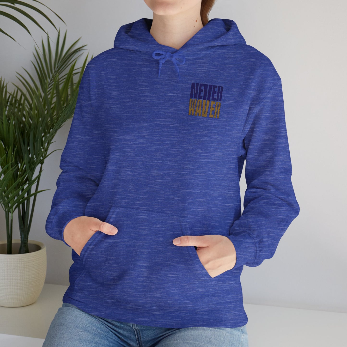 Baltimore Fans Never Waver Unisex Heavy Blend™ Hoodie, Sweatshirt