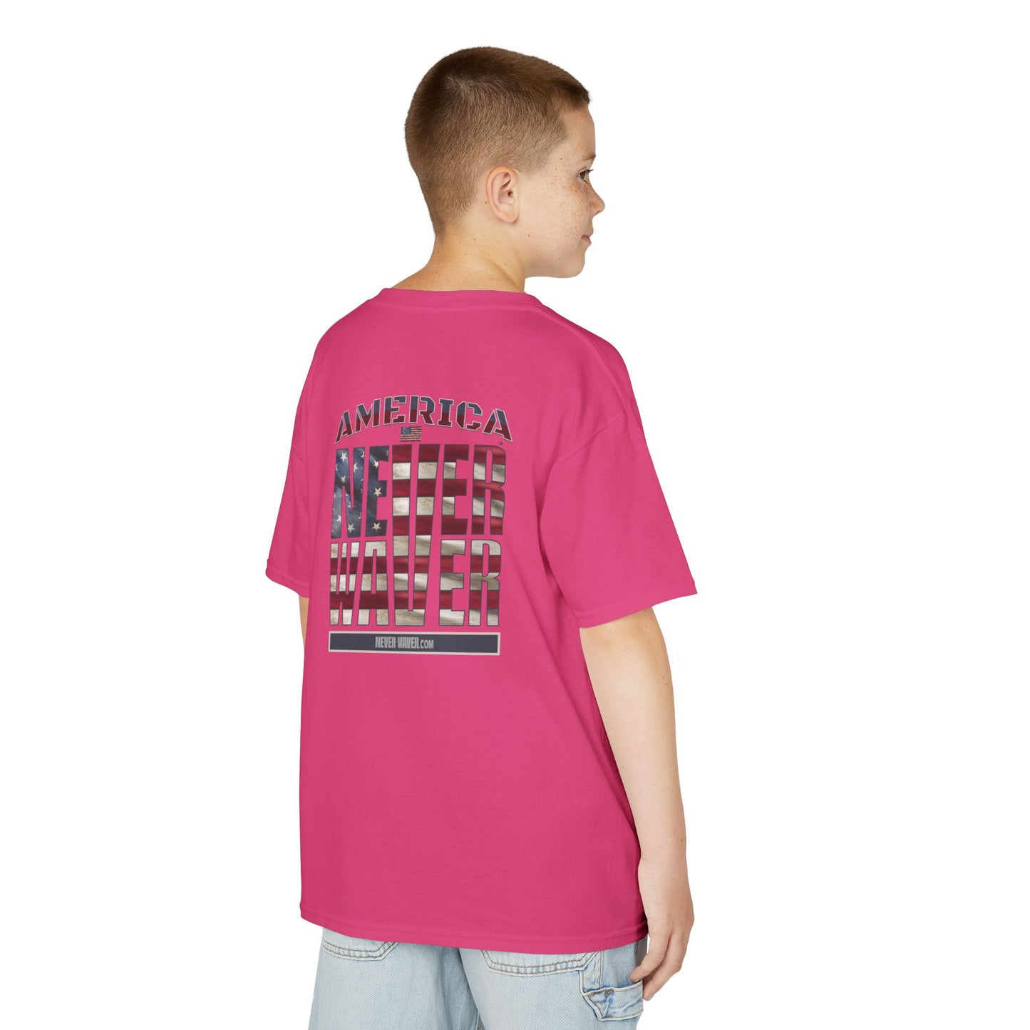 America Never Waver Kids Heavy Cotton™ Tee