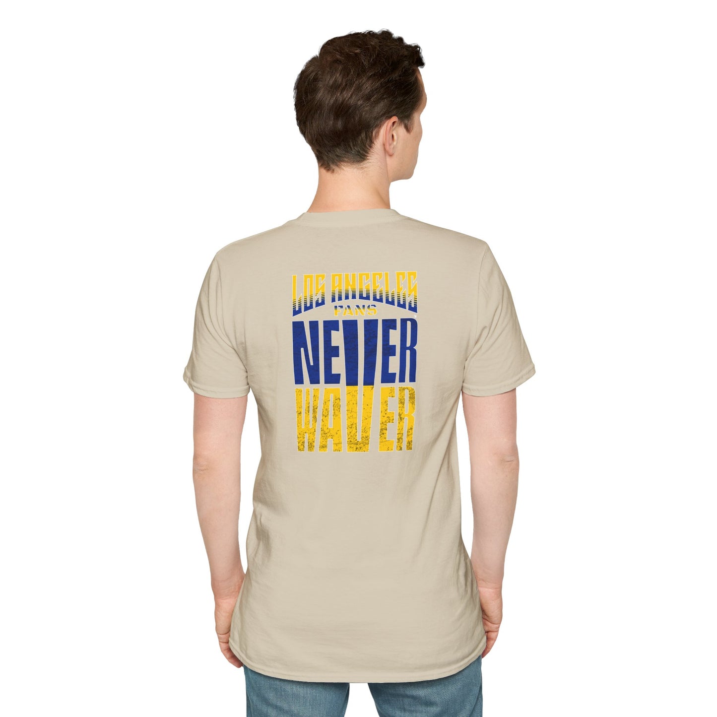 Los Angeles Fans Never Waver Unisex Softstyle T-Shirt