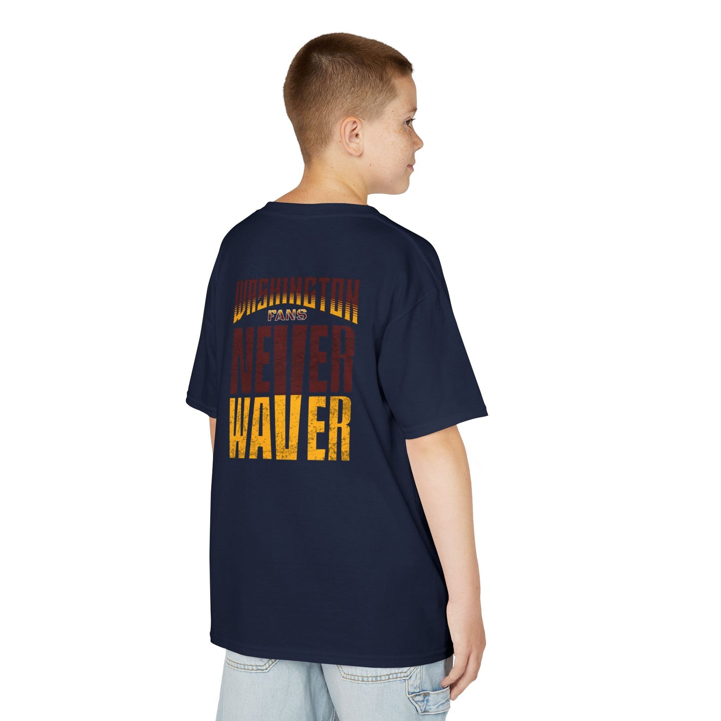 Washington Fans Never Waver Kids Heavy Cotton™ Tee