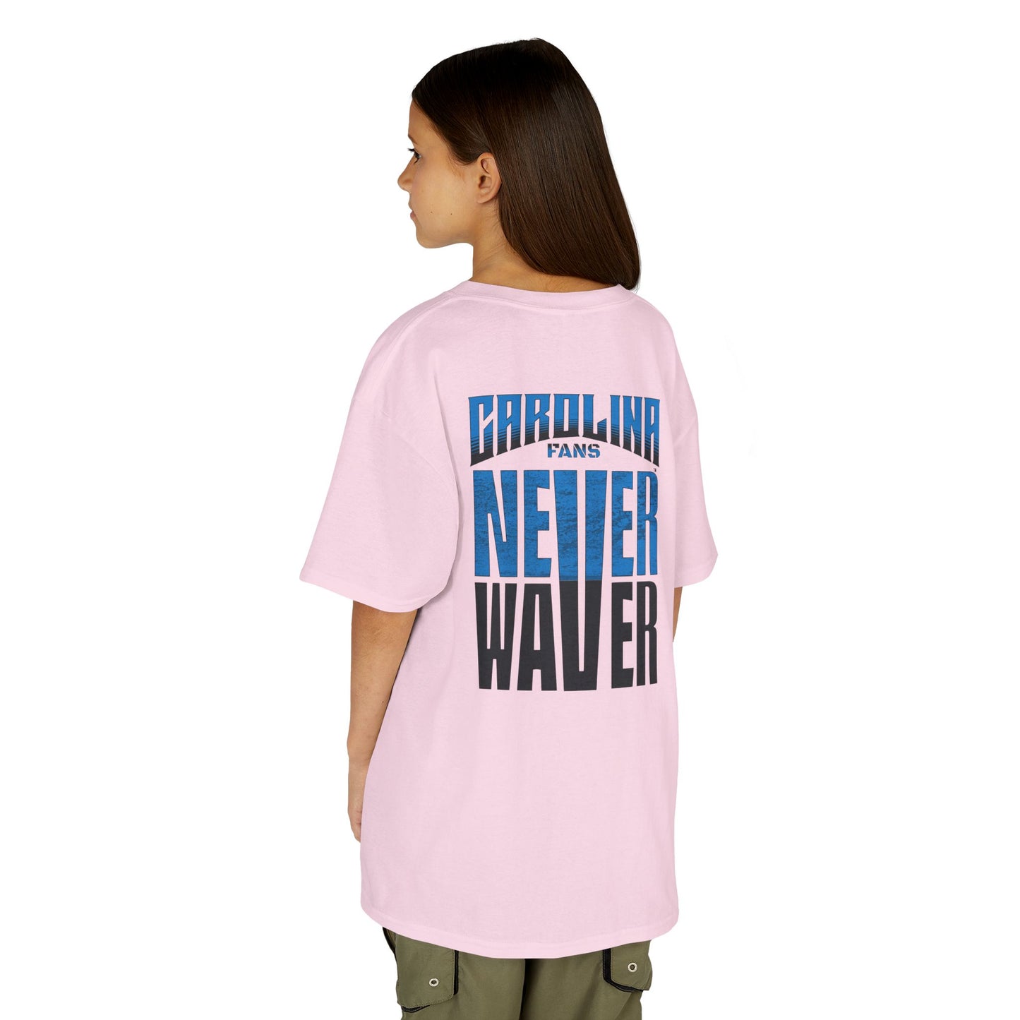 Carolina Fans Never Waver Kids Heavy Cotton™ Tee