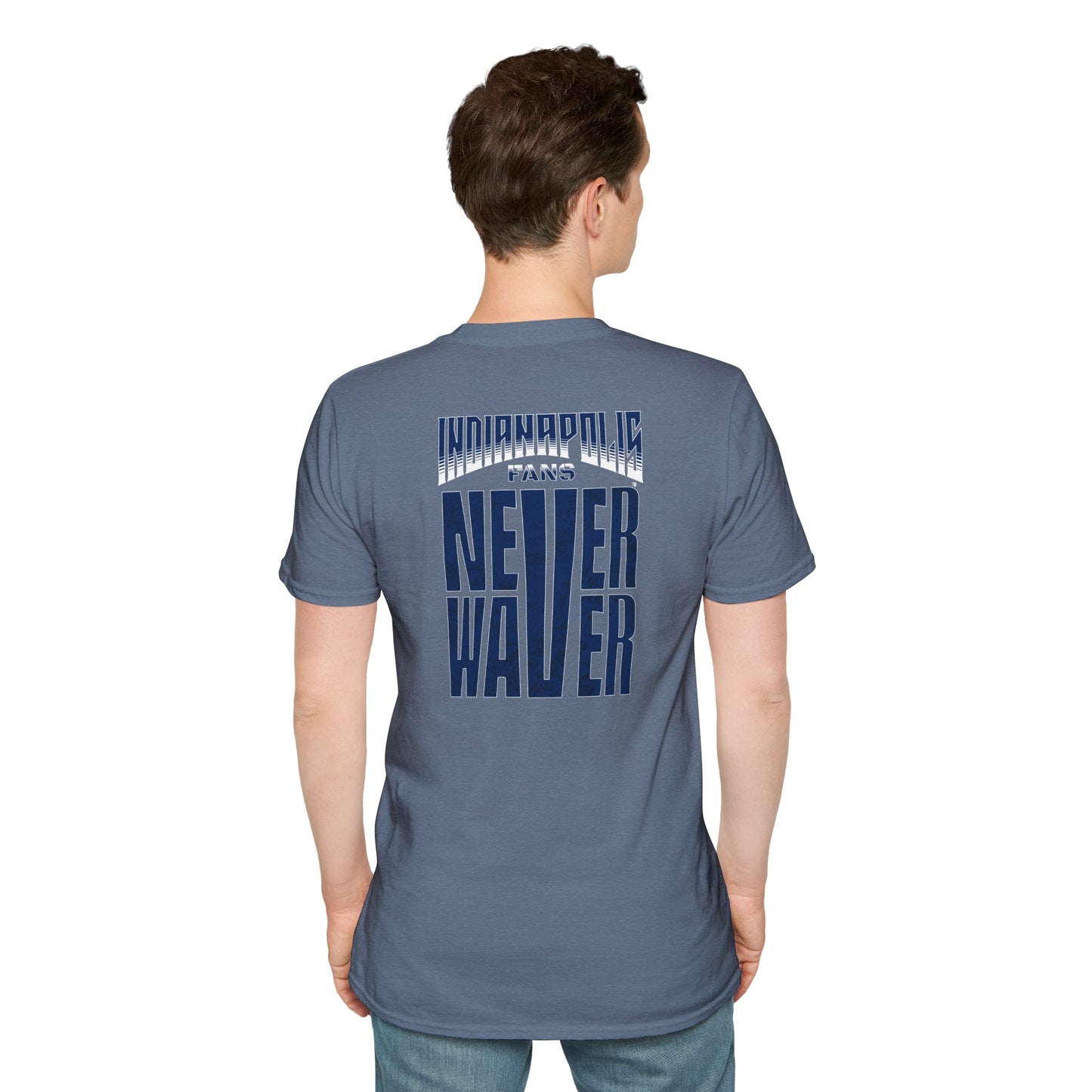 Indianapolis Fans Never Waver Unisex Softstyle T-Shirt
