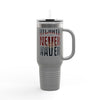 Atlanta Fans Never Waver W-Leopard Football Insulated Travel Mug, 40oz