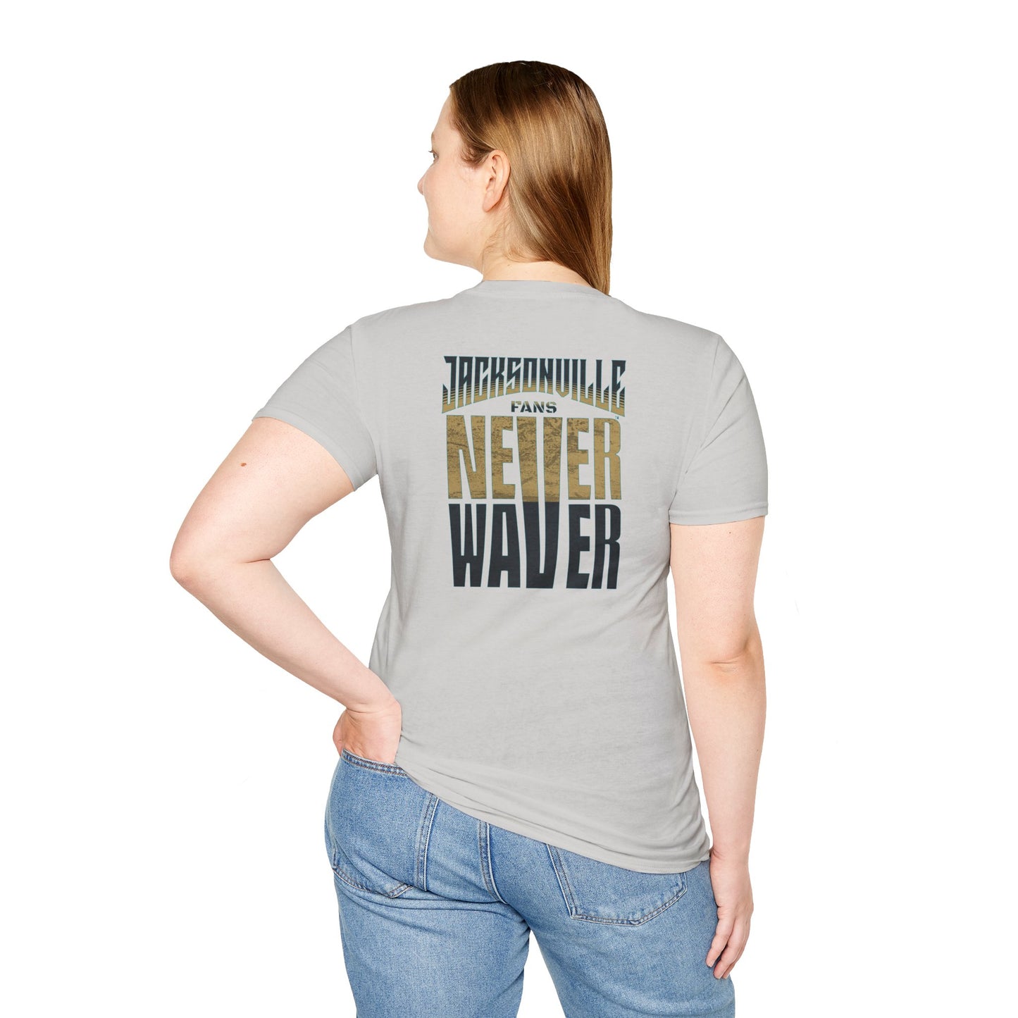 Jacksonville Fans Never Waver Unisex Softstyle T-Shirt