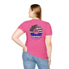Never Waver Always Back The Blue Unisex Softstyle T-Shirt