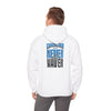 Carolina Fans Never Waver  w Leopard Football Unisex Heavy Blend™ Hooded Sweatshirt
