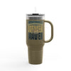 Jacksonville Fans Never Waver W-Leopard Football Insulated Travel Mug, 40oz